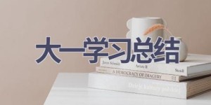 大一学习总结(16篇范文）