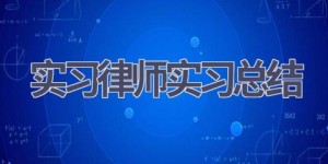 实习律师实习总结(16篇范文）