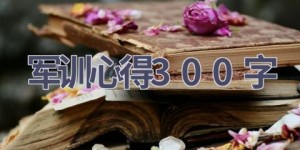 军训心得300字(10篇范文）