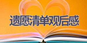 遗愿清单观后感(12篇范文）