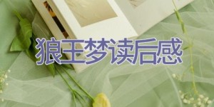 狼王梦读后感