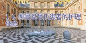 16例骨盆骨折患者的护理体会