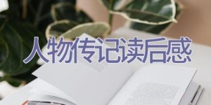 人物传记读后感