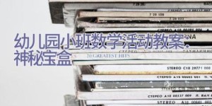 幼儿园小班数学活动教案：神秘宝盒