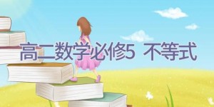 高二数学必修5不等式