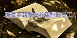 诺基亚薪酬内参 重酬好员工