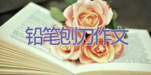 铅笔刨刀作文
