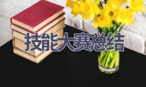 技能大赛总结(15篇范文）