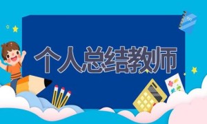 个人总结教师(15篇范文）