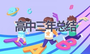 高中三年总结(16篇范文）