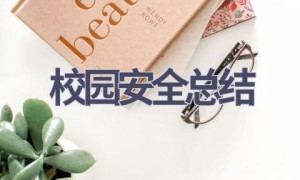 校园安全总结(18篇范文）