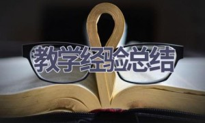 教学经验总结(17篇范文）