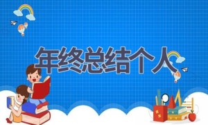 年终总结个人(15篇范文）
