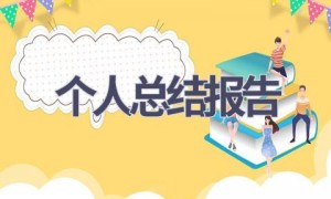 个人总结报告(16篇范文）