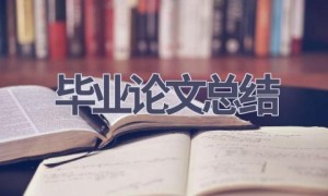 毕业论文总结(13篇范文）