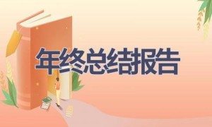 年终总结报告(15篇范文）