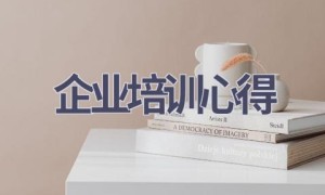 企业培训心得(20篇范文）