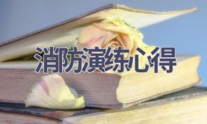 消防演练心得(15篇范文）
