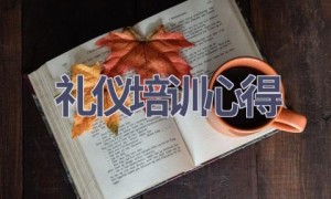 礼仪培训心得(13篇范文）