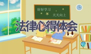 法律心得体会(19篇范文）