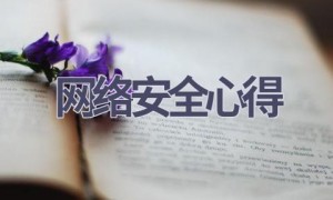 网络安全心得(19篇范文）