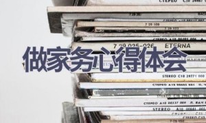 做家务心得体会(16篇范文）