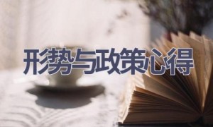 形势与政策心得(13篇范文）