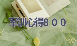 军训心得800(17篇范文）