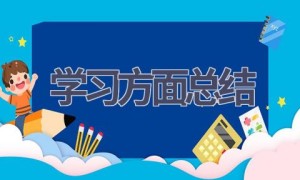 学习方面总结(19篇范文）