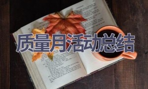 质量月活动总结(9篇范文）