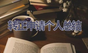 转正申请个人总结(7篇范文）