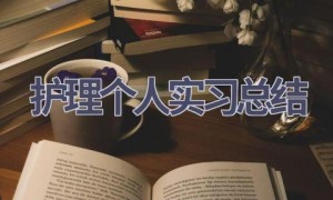 护理个人实习总结(17篇范文）