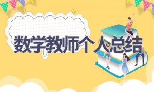 数学教师个人总结(16篇范文）