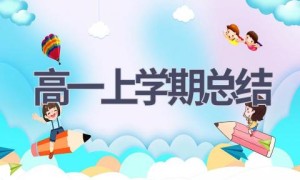 高一上学期总结(16篇范文）