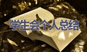 学生会个人总结(15篇范文）