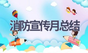 消防宣传月总结(21篇范文）
