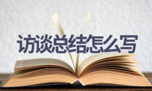 访谈总结怎么写(9篇范文）