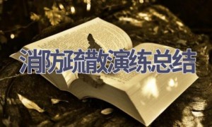 消防疏散演练总结(16篇范文）