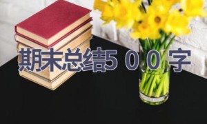 期末总结500字(14篇范文）