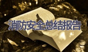 消防安全总结报告(11篇范文）