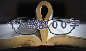 个人总结300字(15篇范文）