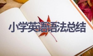 小学英语语法总结(9篇范文）
