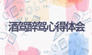 酒驾醉驾心得体会(17篇范文）