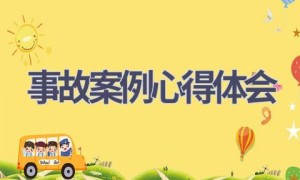 事故案例心得体会(7篇范文）