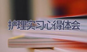 护理实习心得体会(20篇范文）