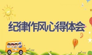 纪律作风心得体会(9篇范文）