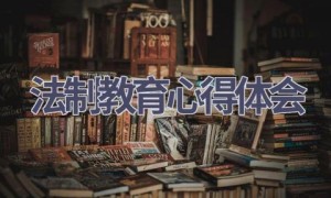 法制教育心得体会(15篇范文）