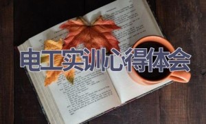电工实训心得体会(19篇范文）