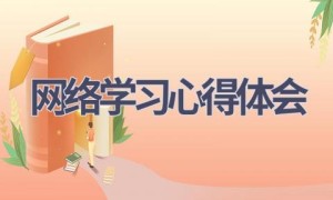 网络学习心得体会(20篇范文）