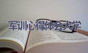 军训心得体会大学(16篇范文）